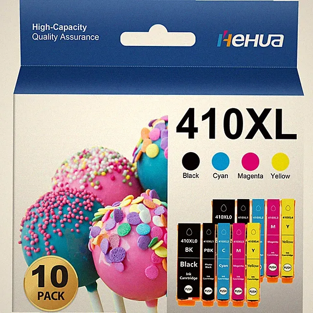 10Pack 410XL T410XL Ink Replacement For Epson XP-830 XP-630 XP-7100XP-530 XP-635