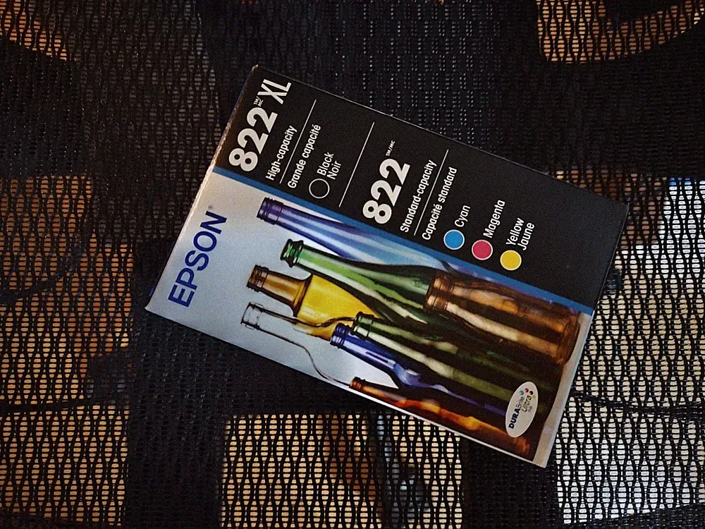 2028 Genuine Epson #822XL / 822 Ink WorkForce WF-3820 3823 4820 4830 4833 4834