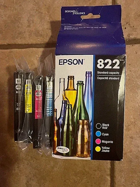 2028 GENUINE SET EPSON #822 INK WORKFORCE WF-3820 3823 4820 4830 4833 4834 SEAL