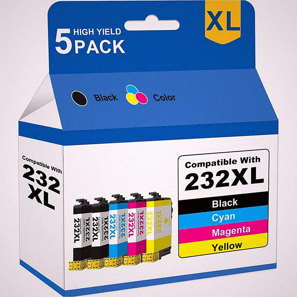 232XL Ink Cartridges compatible for Epson 232 XL WF-2950 WF-2930 XP-4205 XP-4200