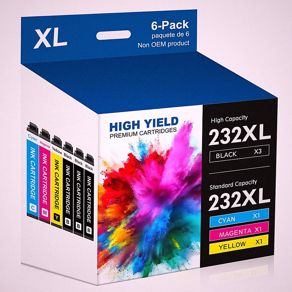 232XL Ink Cartridges for Epson 232XL WorkForce WF-2950 WF-2930 XP-4205 XP-4200