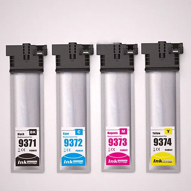 4PC Compatible Ink Cartridge T9371-T9374 for Epson WF-C5790/C5290
