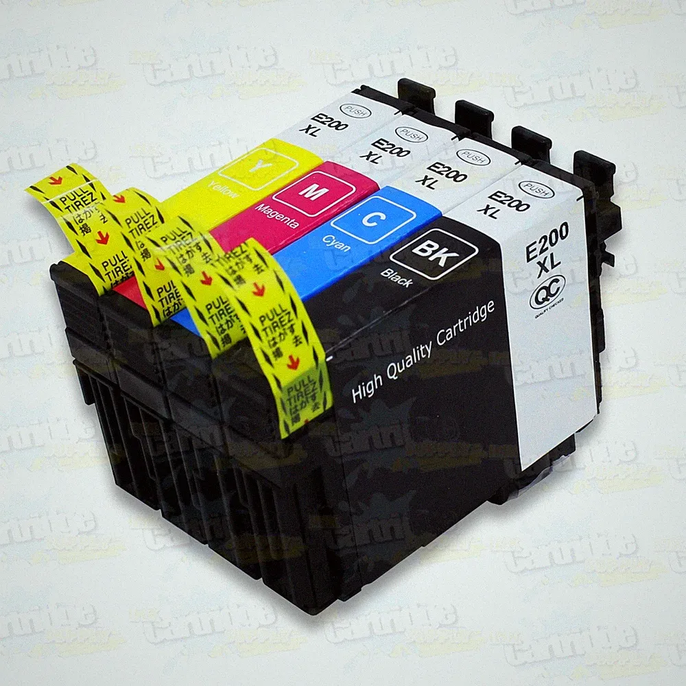 4PK 200XL Ink For Epson XP-200 XP-300 XP-310 XP-400 XP-410 WF2520 WF2530 WF-2540