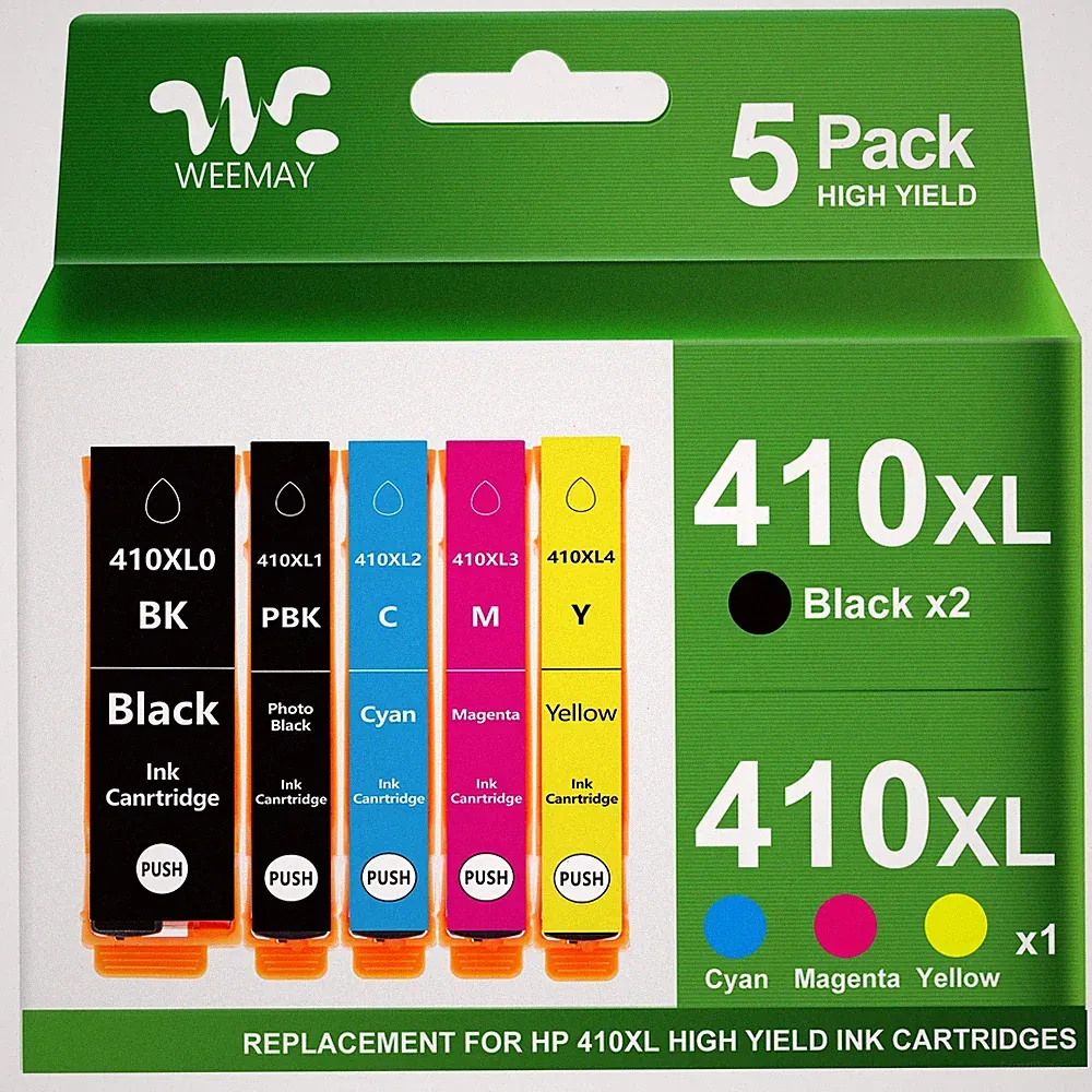 5PK 410xl T410xl Ink For Epson Expression Home XP-530 XP-630 XP-640 XP830 XP7100