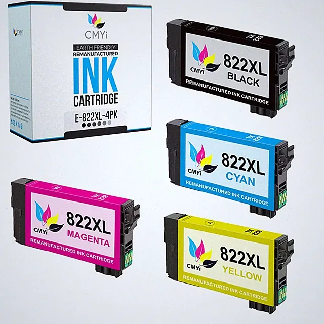 822XL CMYi T822XL Black Color Ink Cartridges Lot For Epson WorkForce