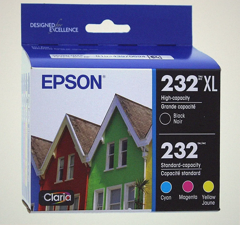 Epson 232XL/232 Ink Cartridge Black/Tri-Color