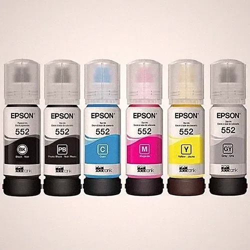 Epson 552 EcoTank Ink Ultra-High Capacity Bottle Combo Pack, 6 Color Ink Bottle