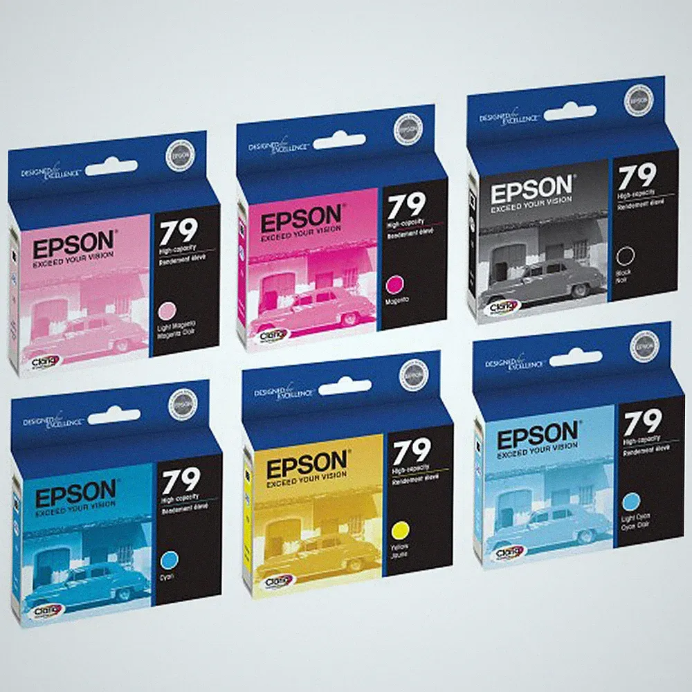 Epson 79 Genuine Combo Set for Stylus 1400 and Artisan 1430