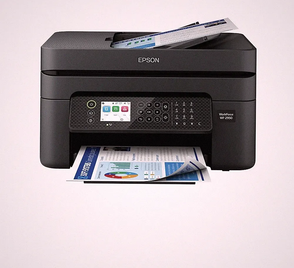Epson WorkForce WF-2950 All-In-One Color Inkjet Printer Scanner Copier Fax