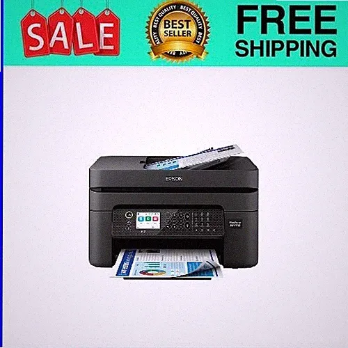 Epson WorkForce WF-2950 All-in-One Wireless Color Printer Scanner,Copier and Fax