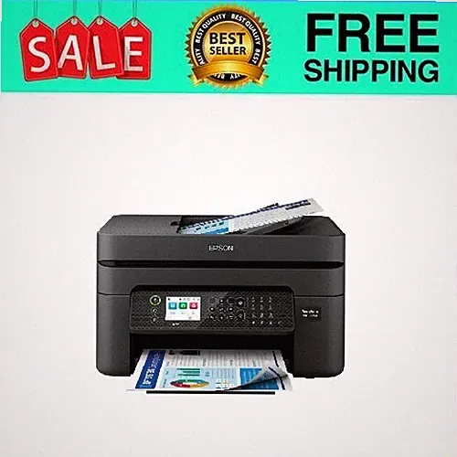 Epson WorkForce WF-2950 All-in-One Wireless Color Printer Scanner, Copier & Fax
