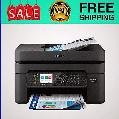 Epson WorkForce WF-2950 All-in-One Wireless Color Printer with Scanner
