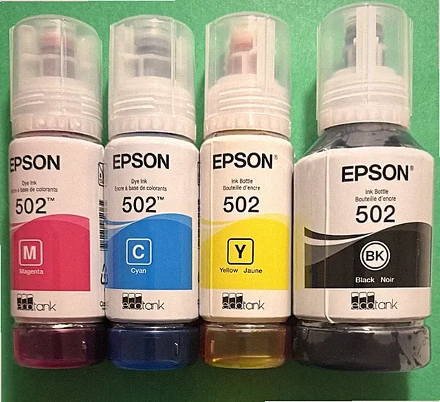Genuine Epson 502 Ink Combo Pack for ECO-TANK ET-2760 3760 4760 Printers-OEM-4PK