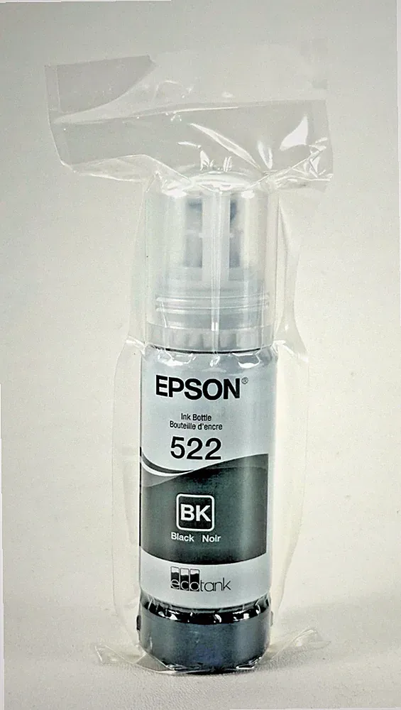 Genuine Epson 522 Black Ink Bottles for ET-2720 ET-2800 ET-2803 ET-4700 ET-4800