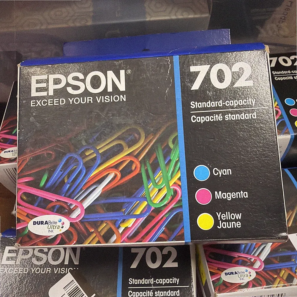 Genuine Epson 702 Color Ink Cartridge CYM T702520 OEM Sealed Exp 02/2027+