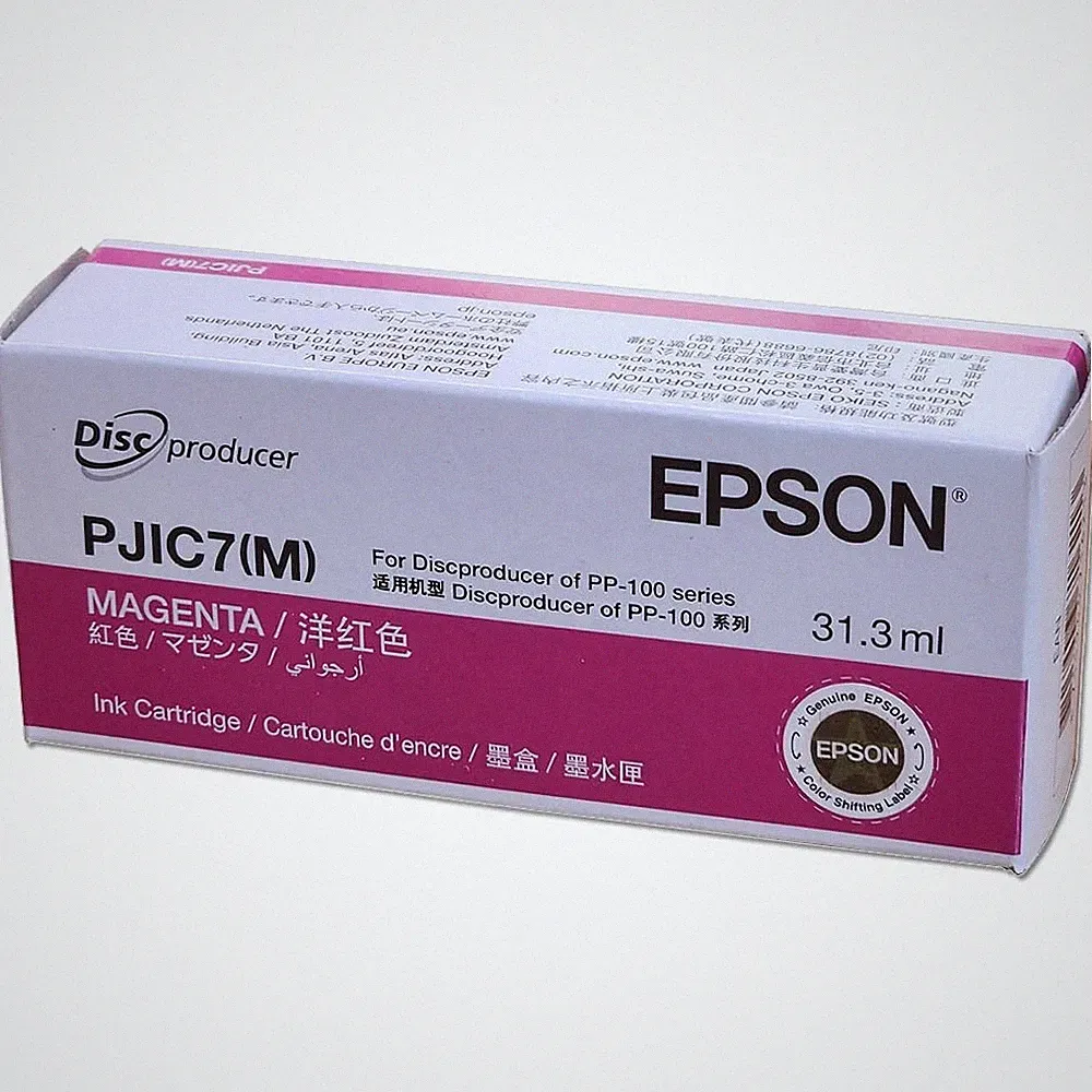 Genuine Epson Discproducer Magenta Ink Cartridge High Capacity Dye Based Ink