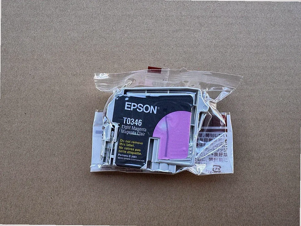 GENUINE EPSON LIGHT MAGENTA INK T0346 0346 STYLUS PHOTO 2200 T034620