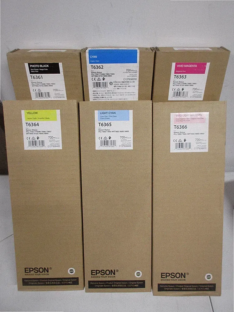 Genuine Epson Photo Ink Toner T6361 T6362 T6363 T6364 T6365 T6366 LOT EXPIRED!!!