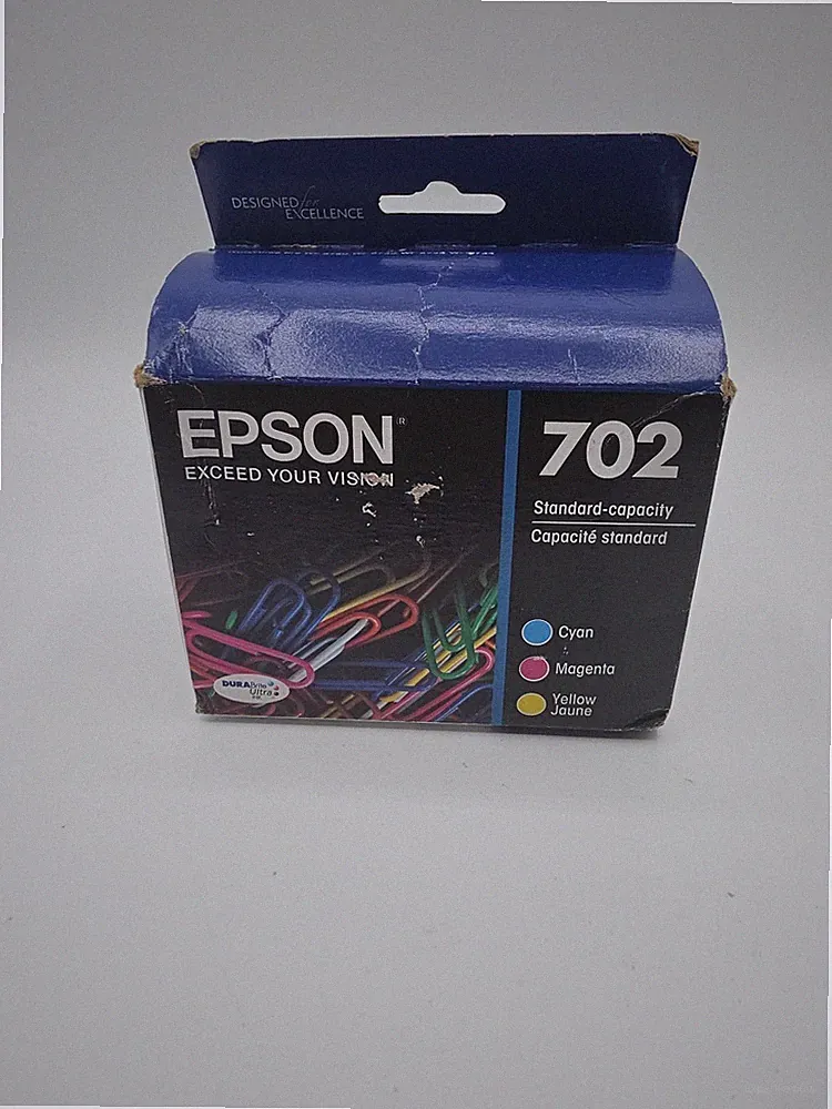 NEW Epson 702 Color OEM Genuine Ink Cartridges T702520 Exp. 8/2025
