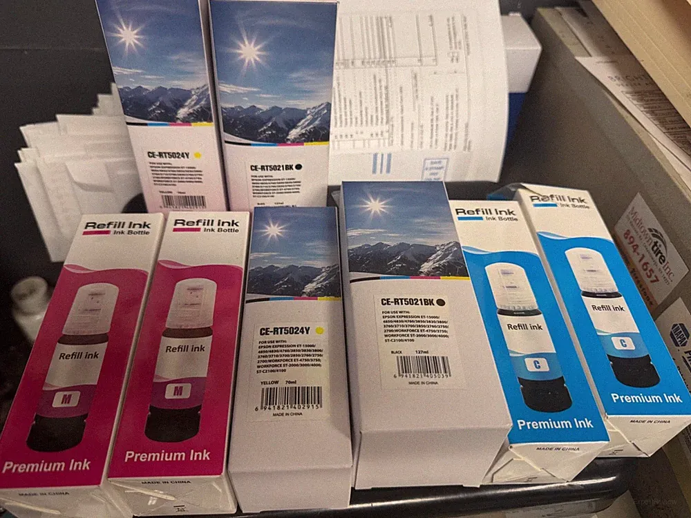 Printer Ink Combo Pack for Epson ET-2850/4850 and others
