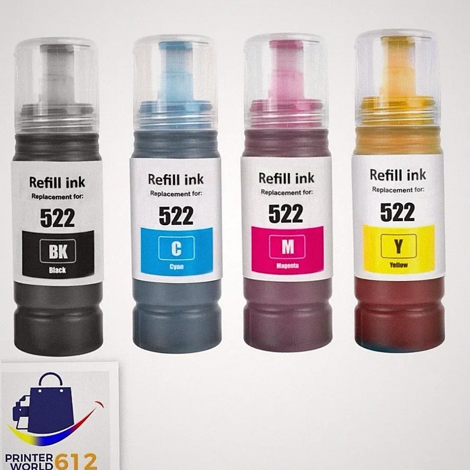 PRINTERWORLD Epson 522 Ink Combo Pack For Ecotank Printer New Sealed !!!