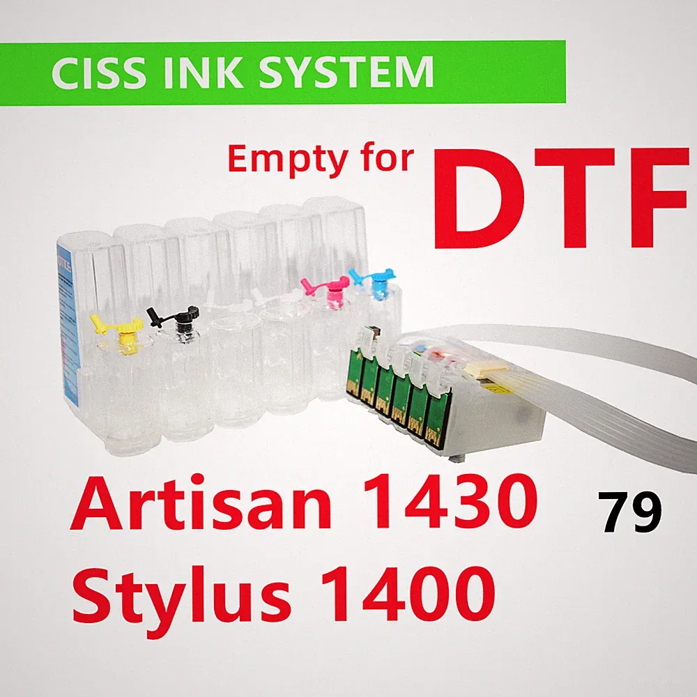 Refillable Empty Cis ciss ink system for Stylus 1400 Artisan 1430 DTF printing