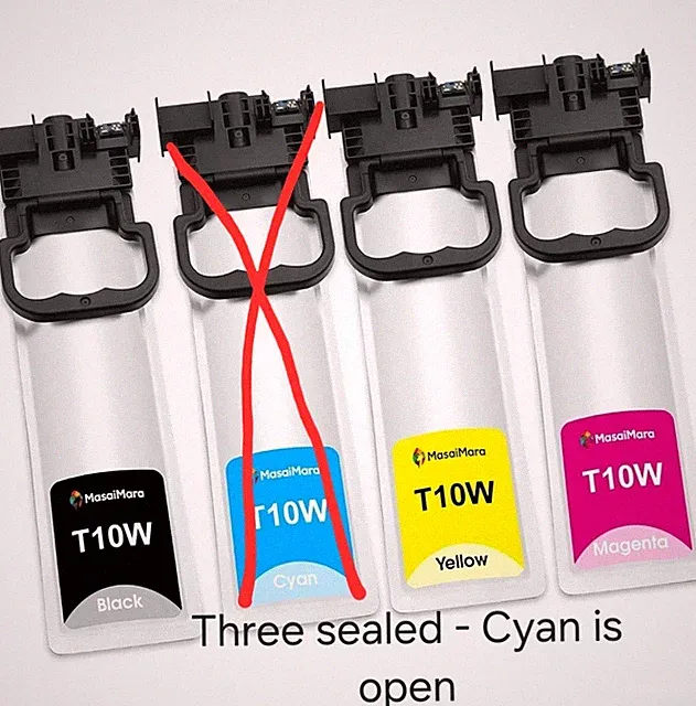 T10W Ink Cartridge Compatible With Epson WF-C5390 WF-C5890 3 Pack - See Desc